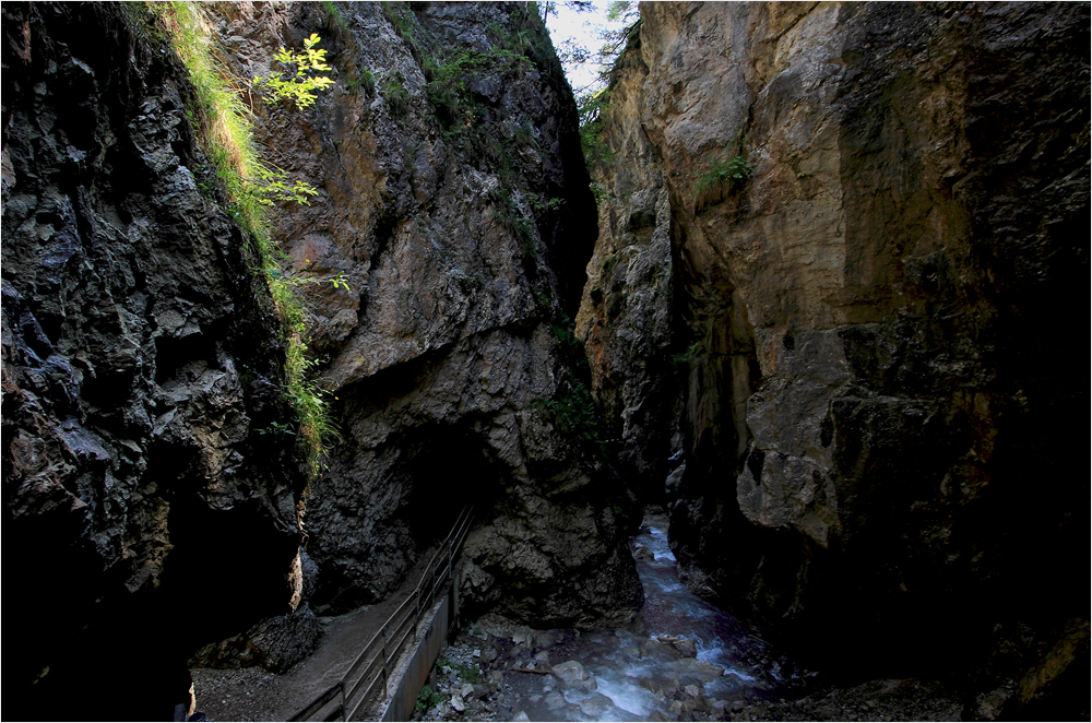 in der Rosengartenschlucht