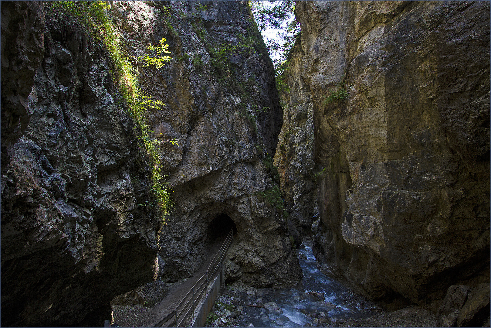 in der Rosengartenschlucht