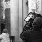 in der Rosenkranz-Basilika in Lourdes