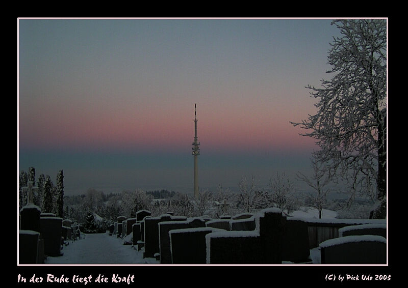 In der Ruhe liegt die Kraft