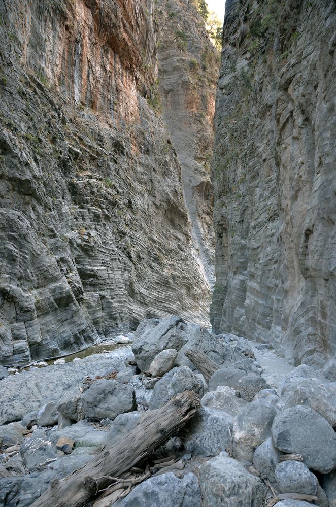 In der Samaria-Schlucht auf Kreta