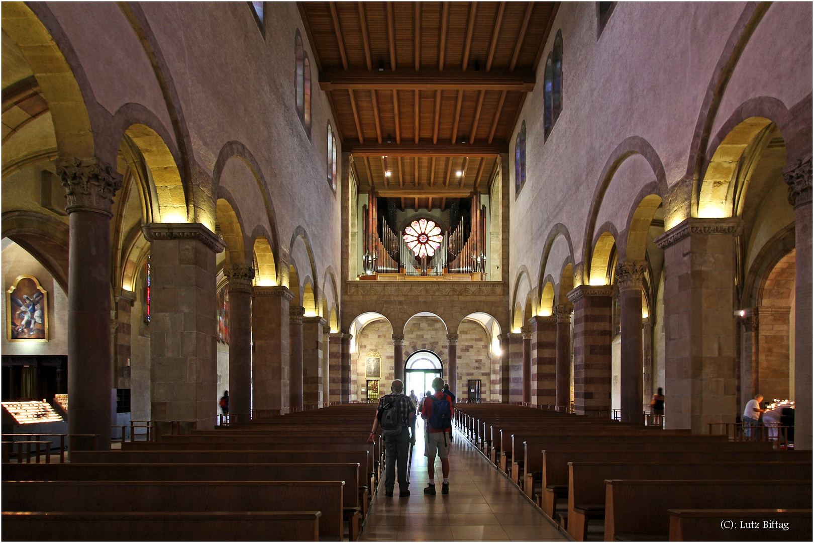 In der Sankt-Willibrord-Basilika von Echternach