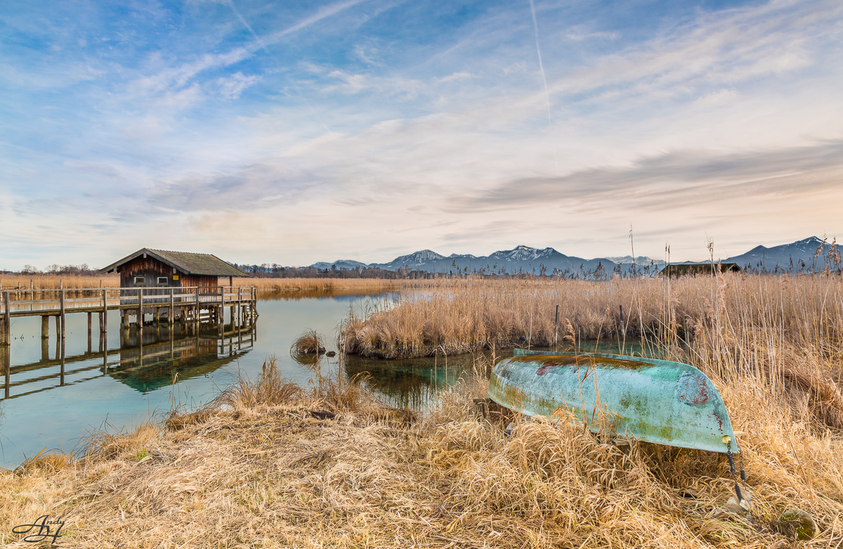 In der Schafwaschener Bucht (Rimsting am Chiemsee)