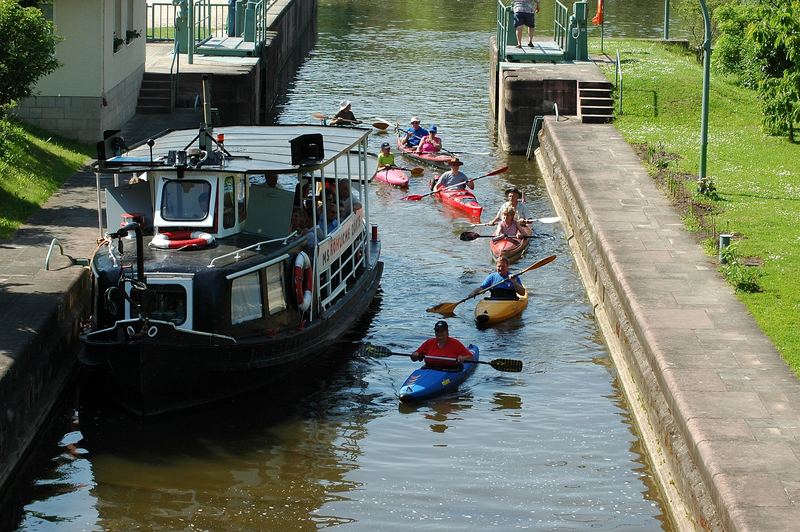 In der Schleuse