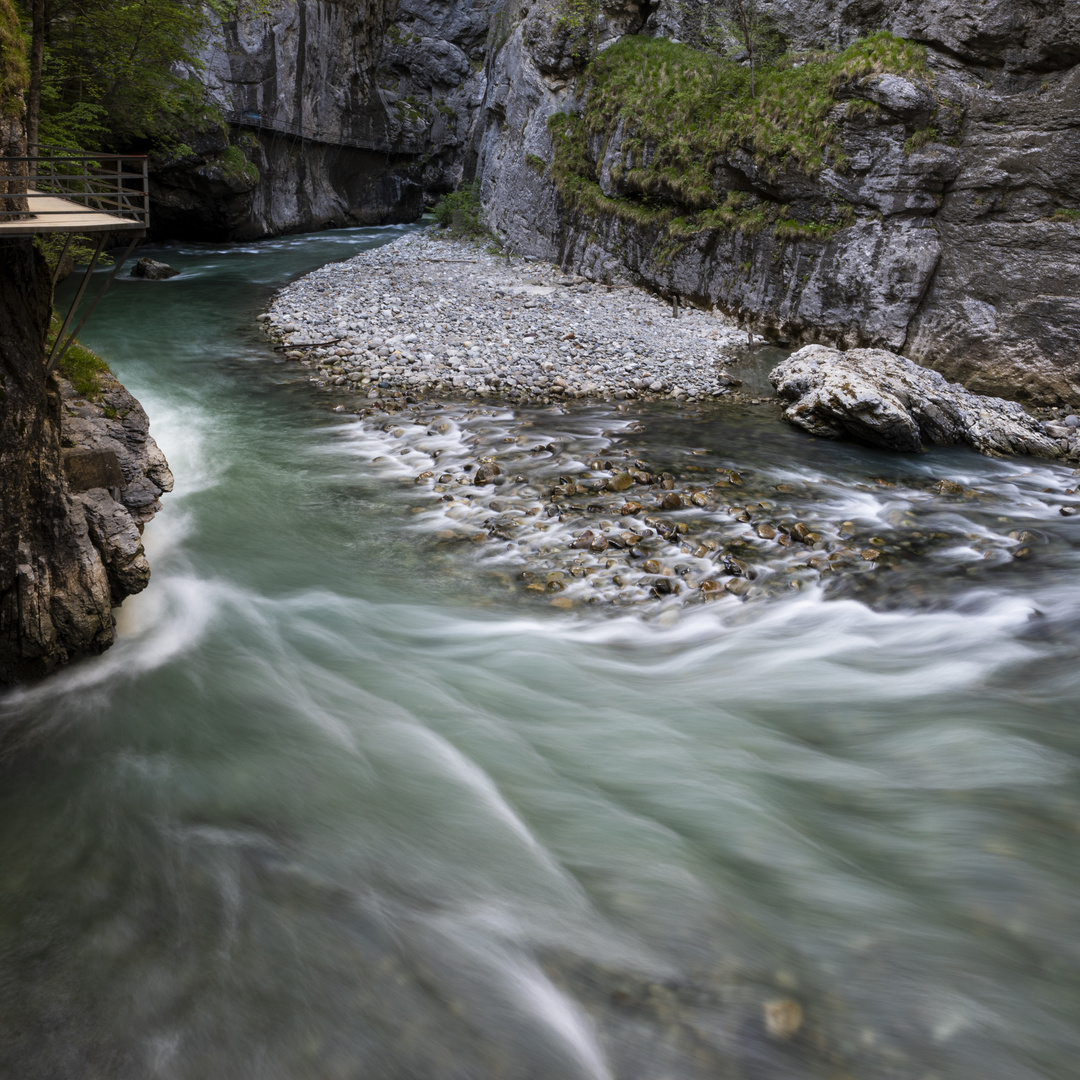 in der Schlucht