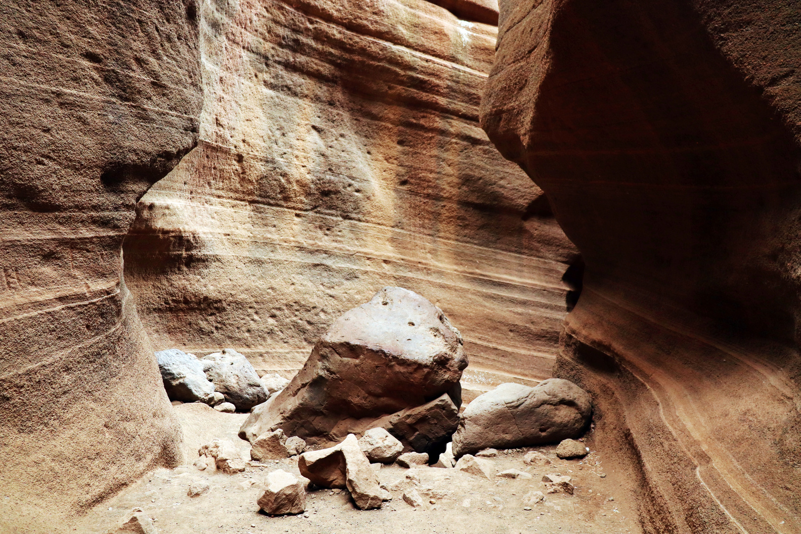 in der Schlucht