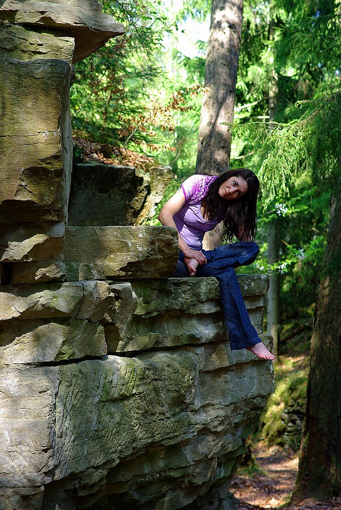 In der Schlucht hinterm Märchensee