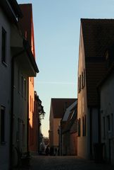 In der Schmiedgasse in Friedberg bei Augsburg