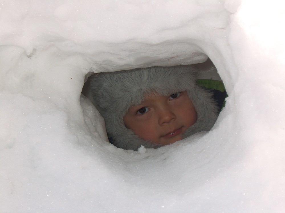 In der Schneehütte