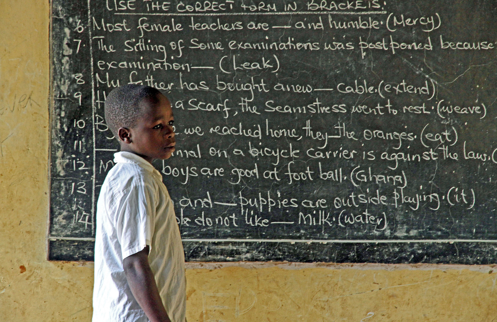 In der Schule in Bwindi, Uganda