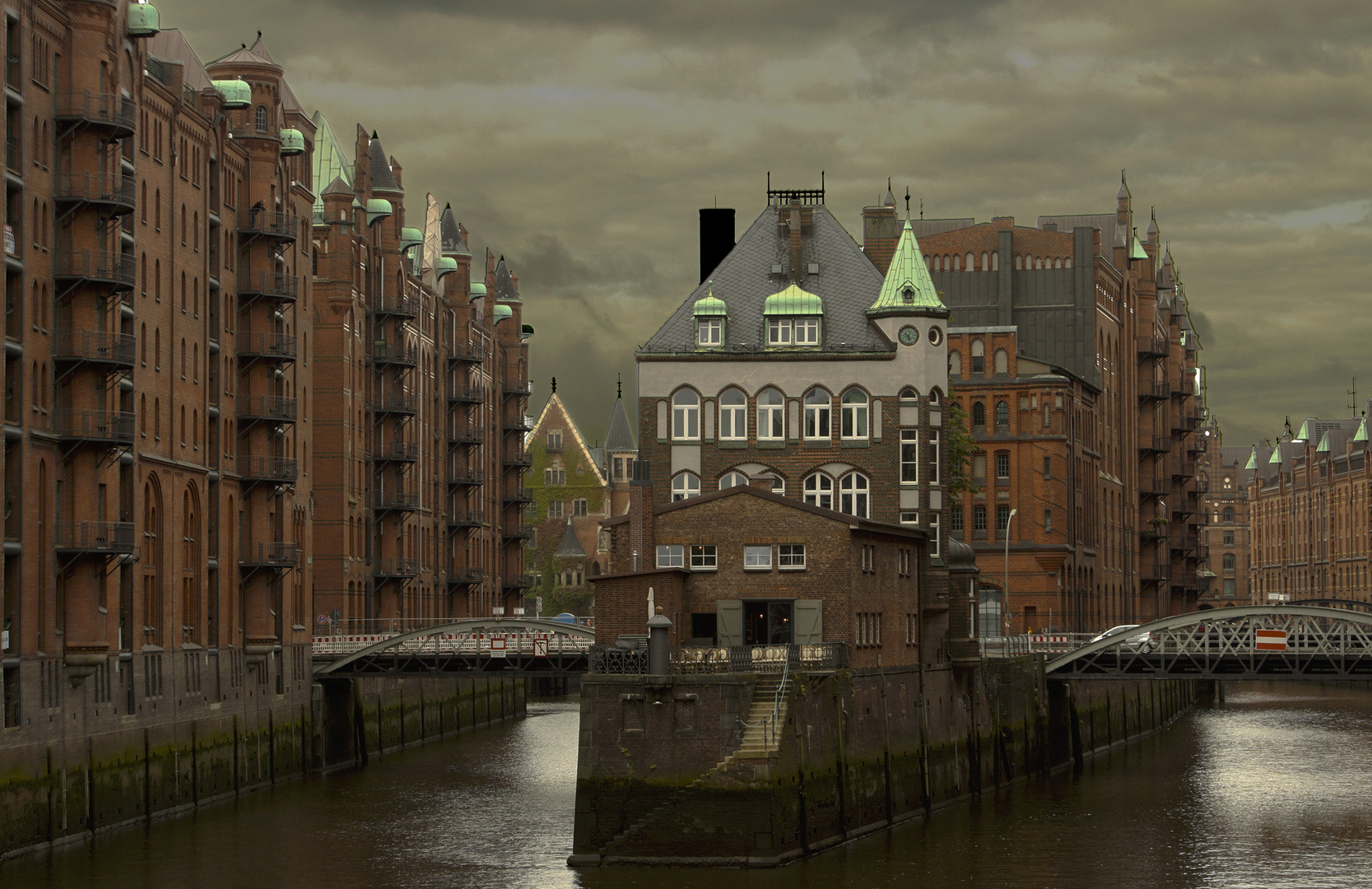 In der Speicherstadt