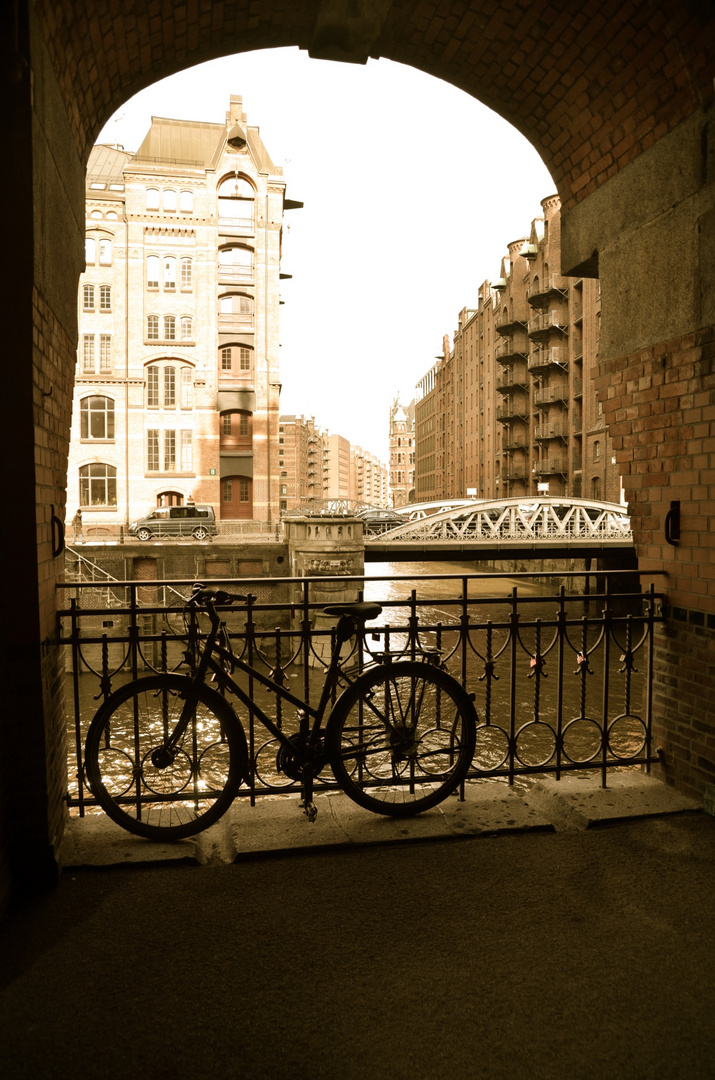 In der Speicherstadt