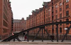 In der Speicherstadt (4) : Blick von der Wandbereiterbrücke