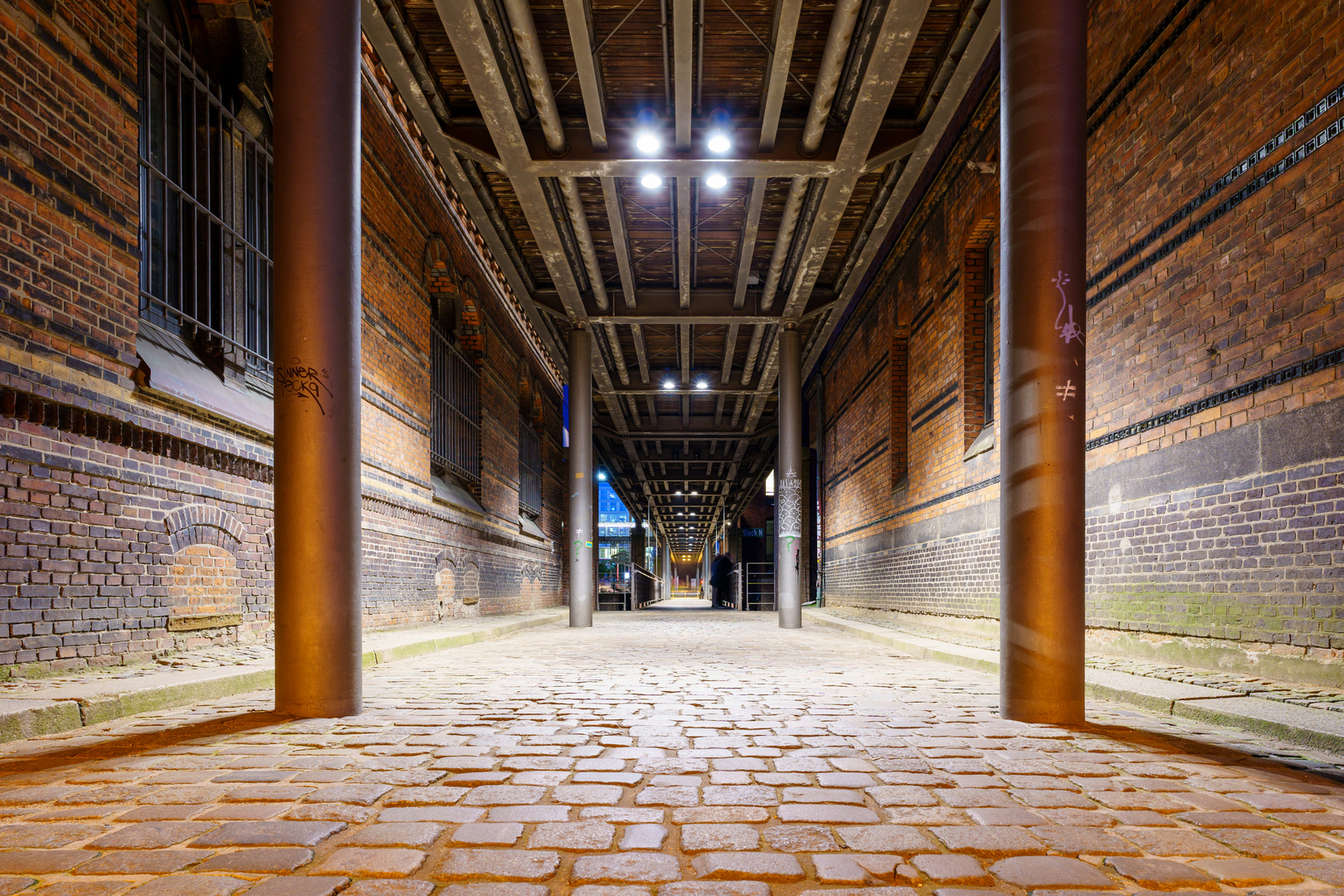 In der Speicherstadt