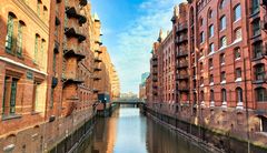 in der Speicherstadt