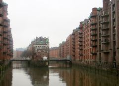 In der Speicherstadt Hamburg