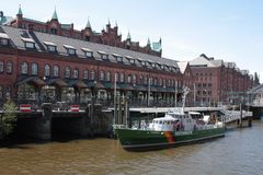 in der Speicherstadt Hamburgs