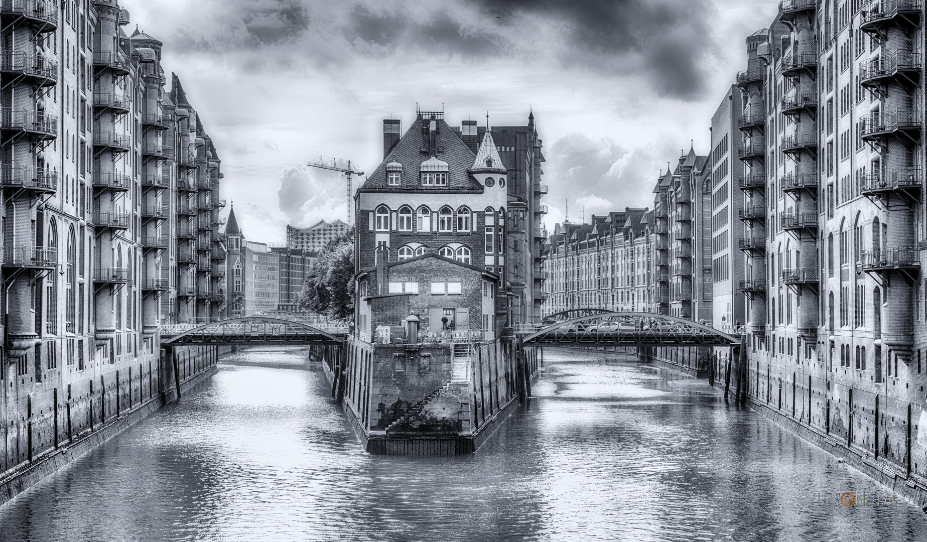 ... in der Speicherstadt - monochrom