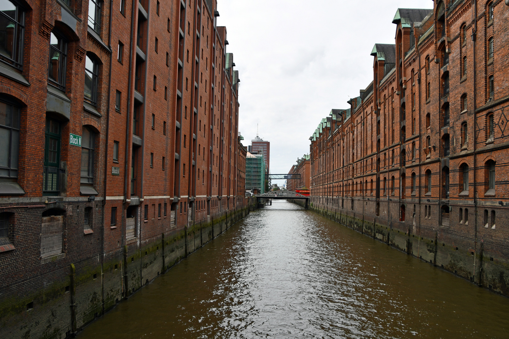 In der Speicherstadt von Hamburg