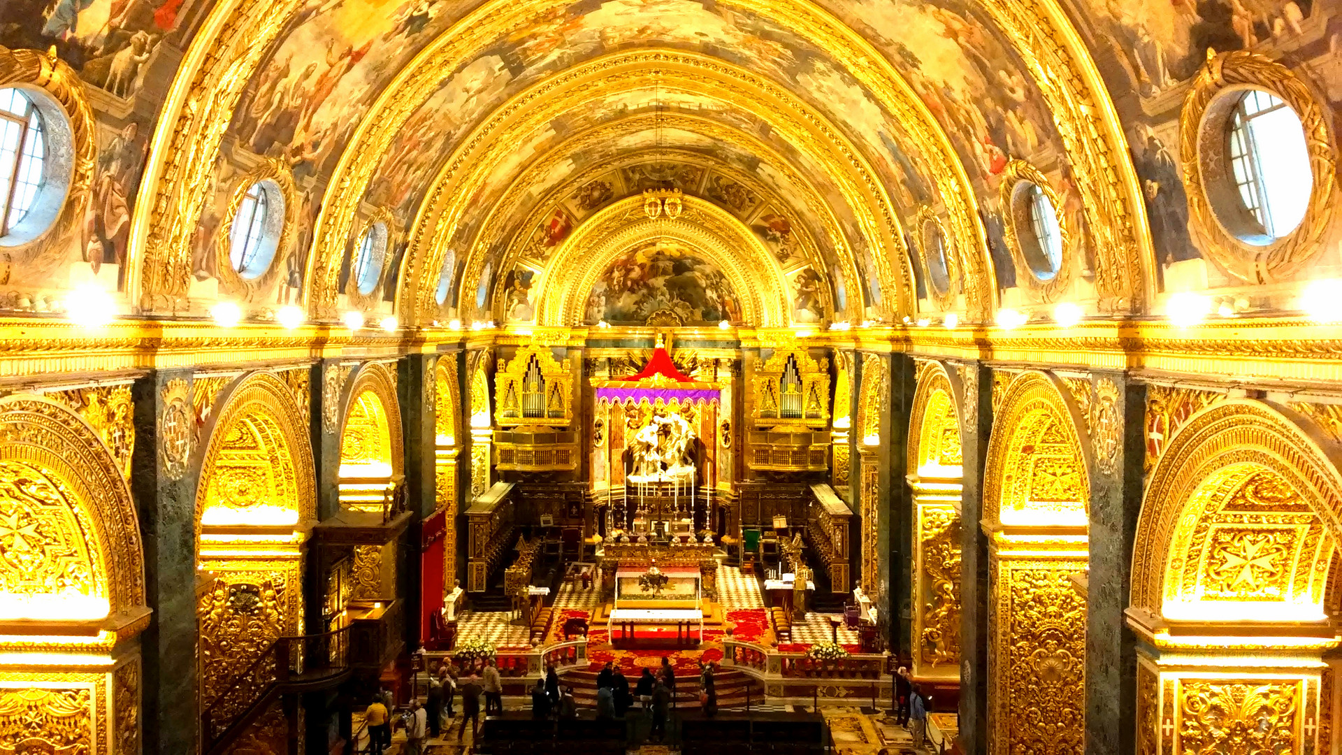 In der St. John`s Kathedrale in Valletta