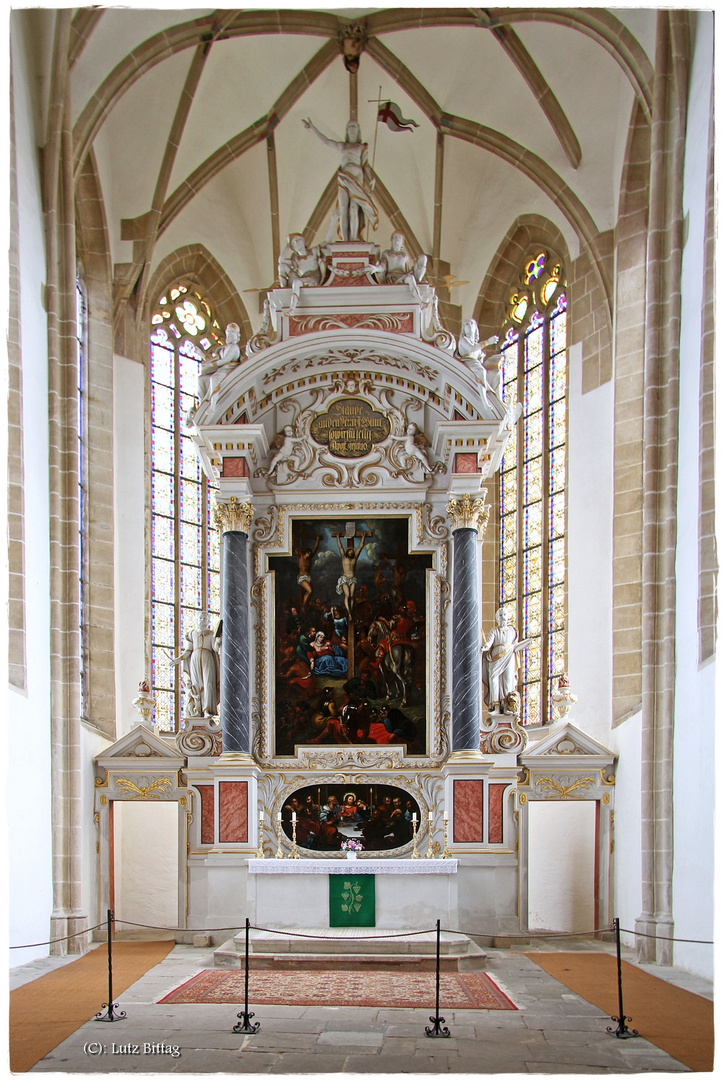 In der St. Marien Kirche von Torgau 