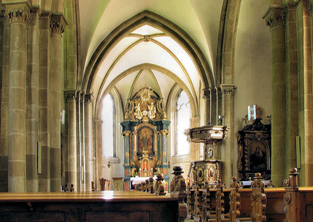 In der St. Nikolauskirche in Rüten