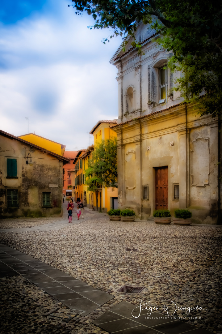 In der Stadt Iseo