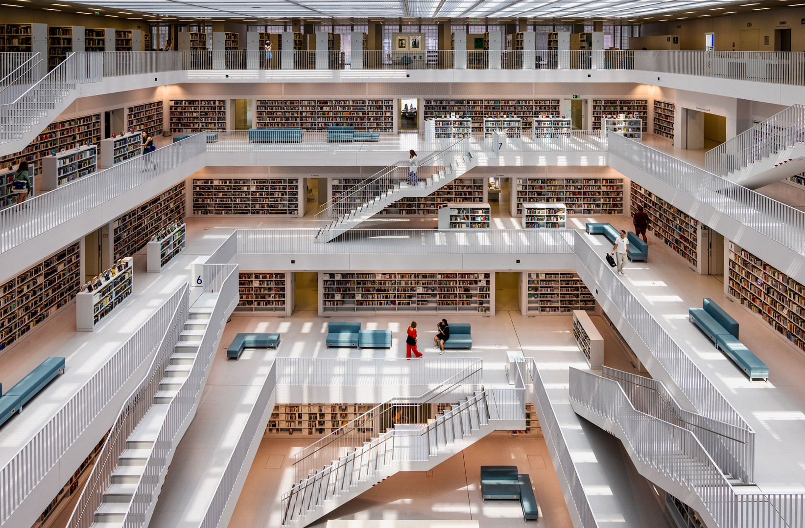 In der Stadtbibliothek