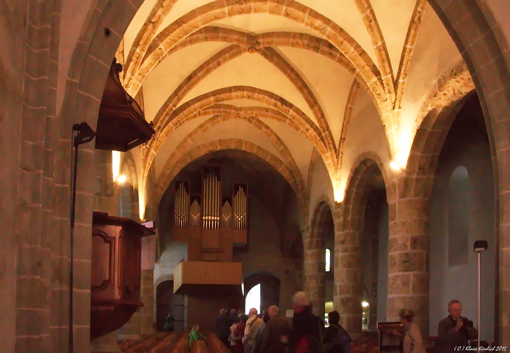 In der Stadtkirche Saint-Vincent in der Altstadt von Montreux.