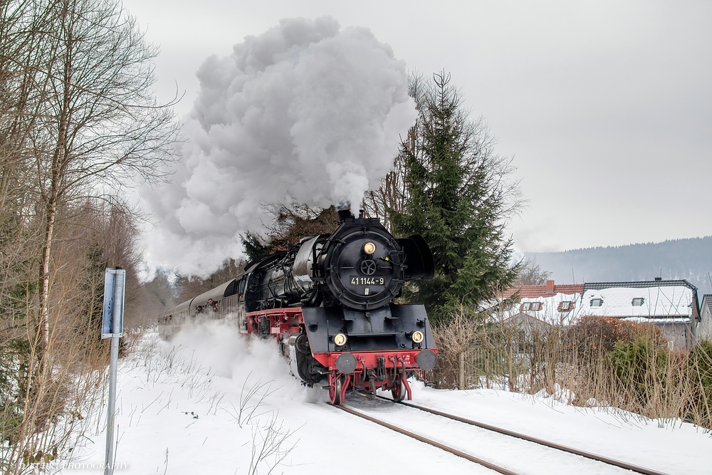 In der Steigung nach Oberhof