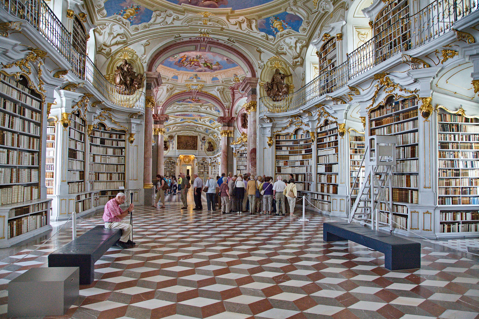 In der Stiftsbibliothek Admont - Steiermark - Österreich