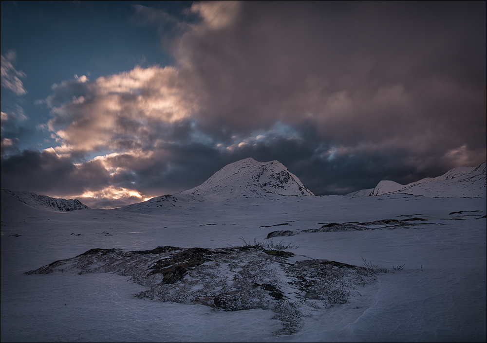 in der Stille der Schneeberge