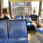 In der Straßenbahn