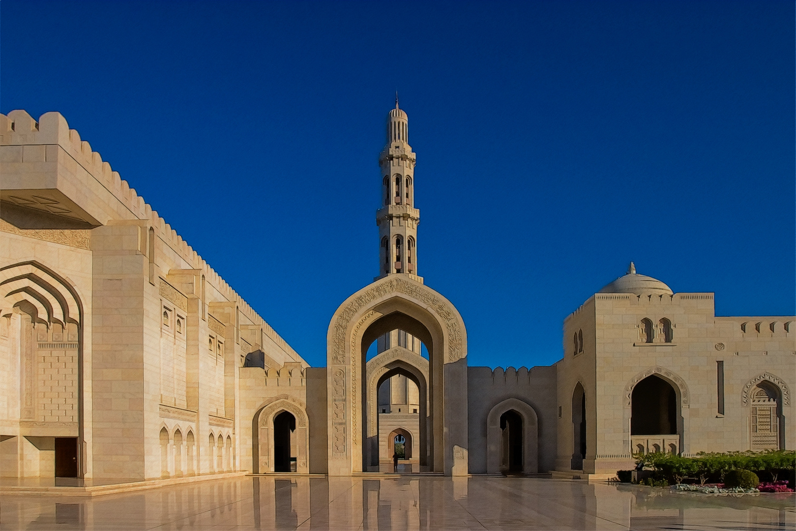 In der Sultan Qabooz Moschee in Muscat