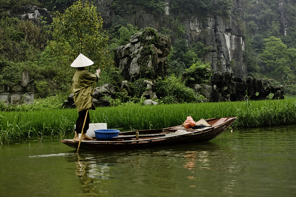 In der "trockenen Ha Long Bucht" (2)