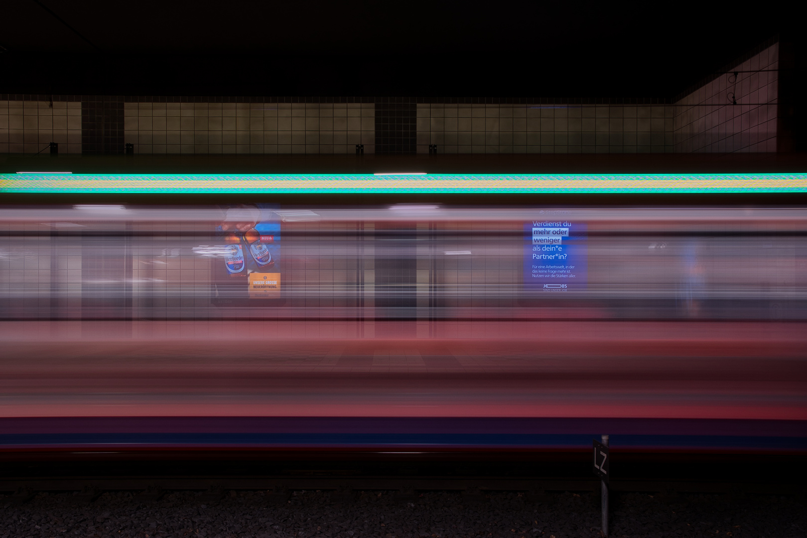 In der U-Bahn