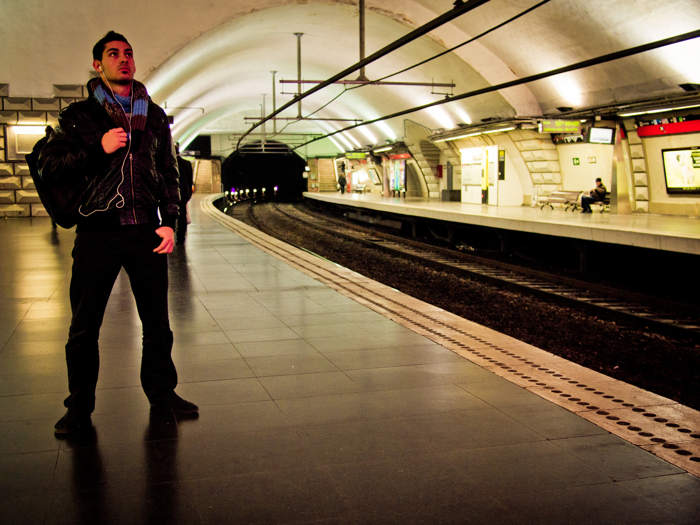 In der U-Bahn