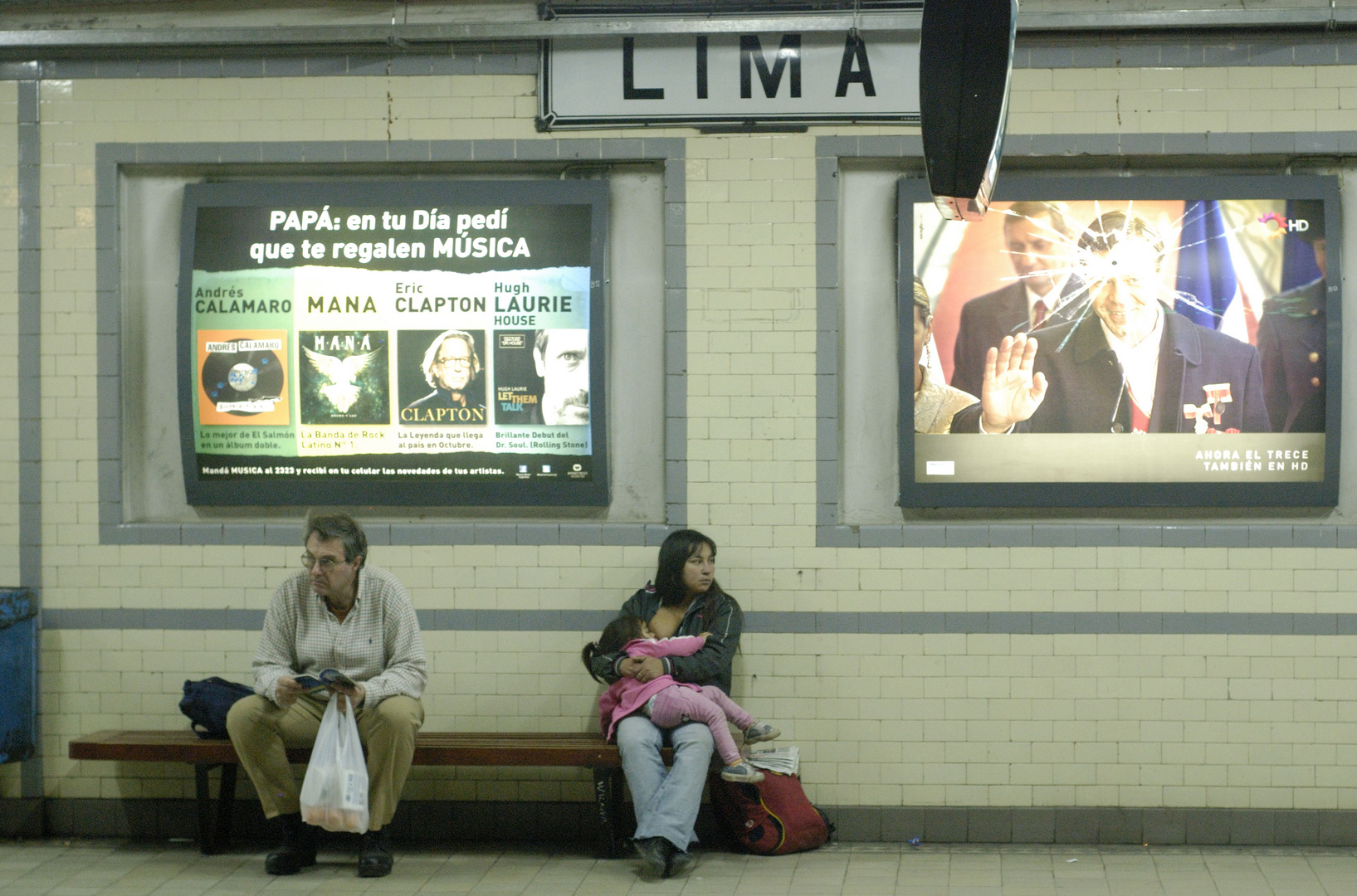 In der U-Bahn