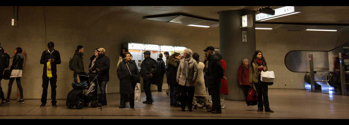 In der U-Bahnstation