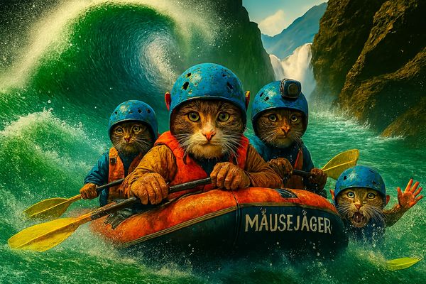 In der ungezähmten Kraft des Wildwassers