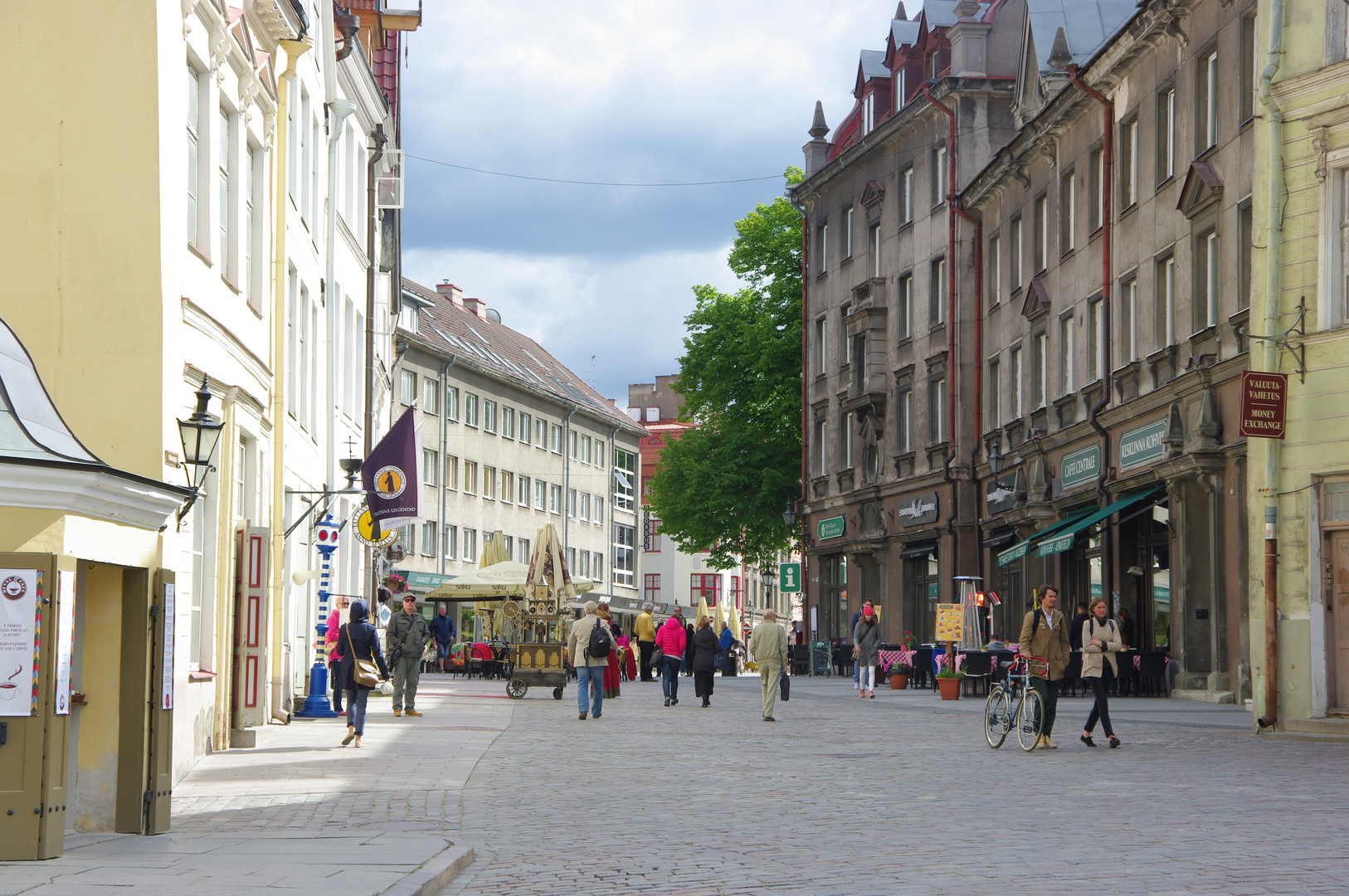 in der Unterstadt von Tallinn