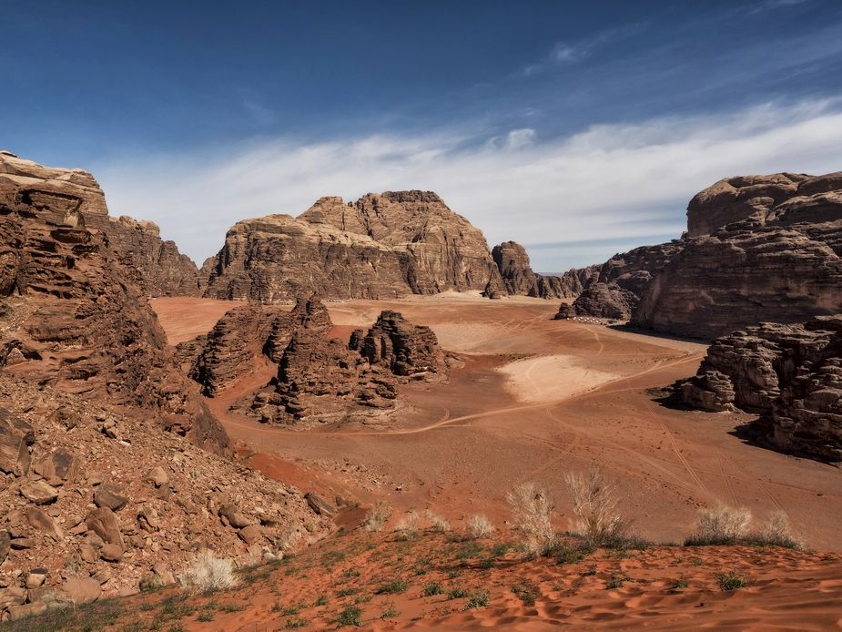 in der Wadi Rum