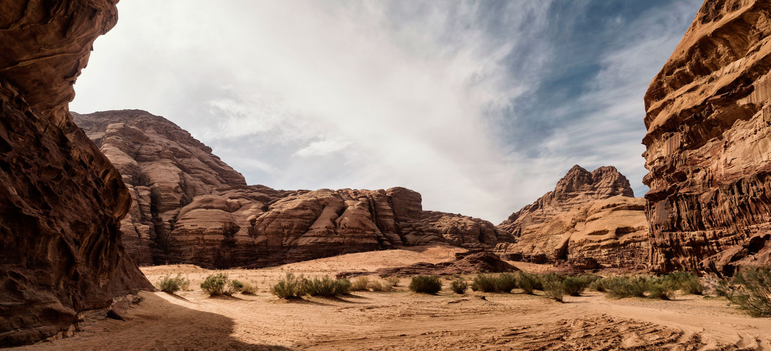 in der Wadi Rum