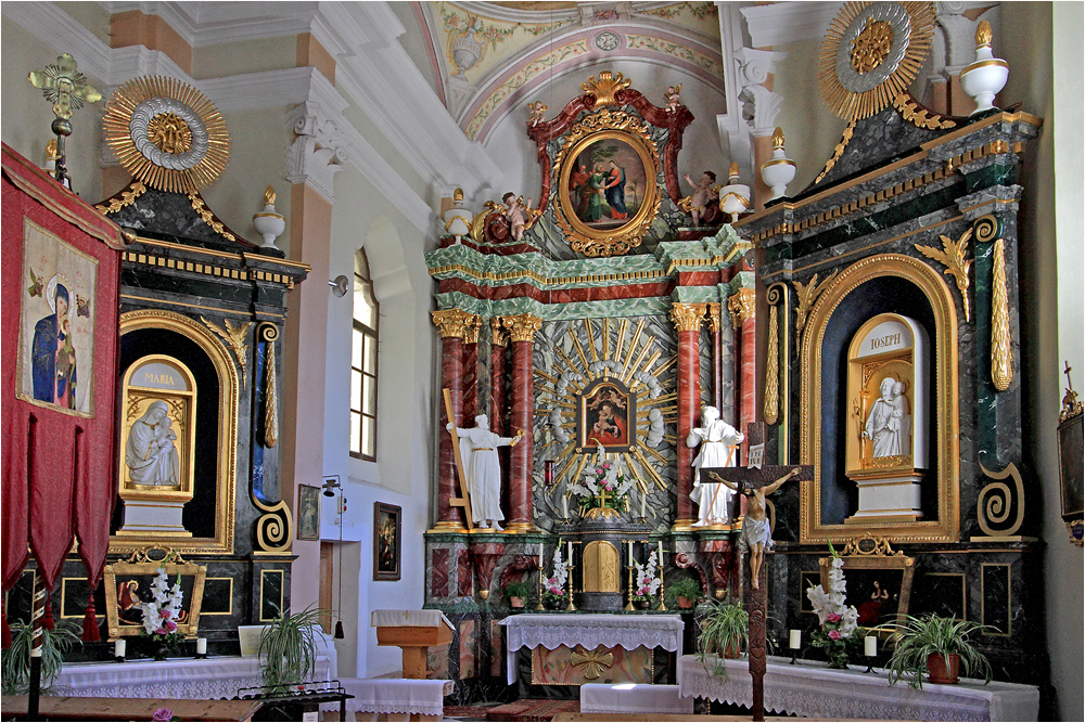 in der Wallfahrtskirche von Gwabl