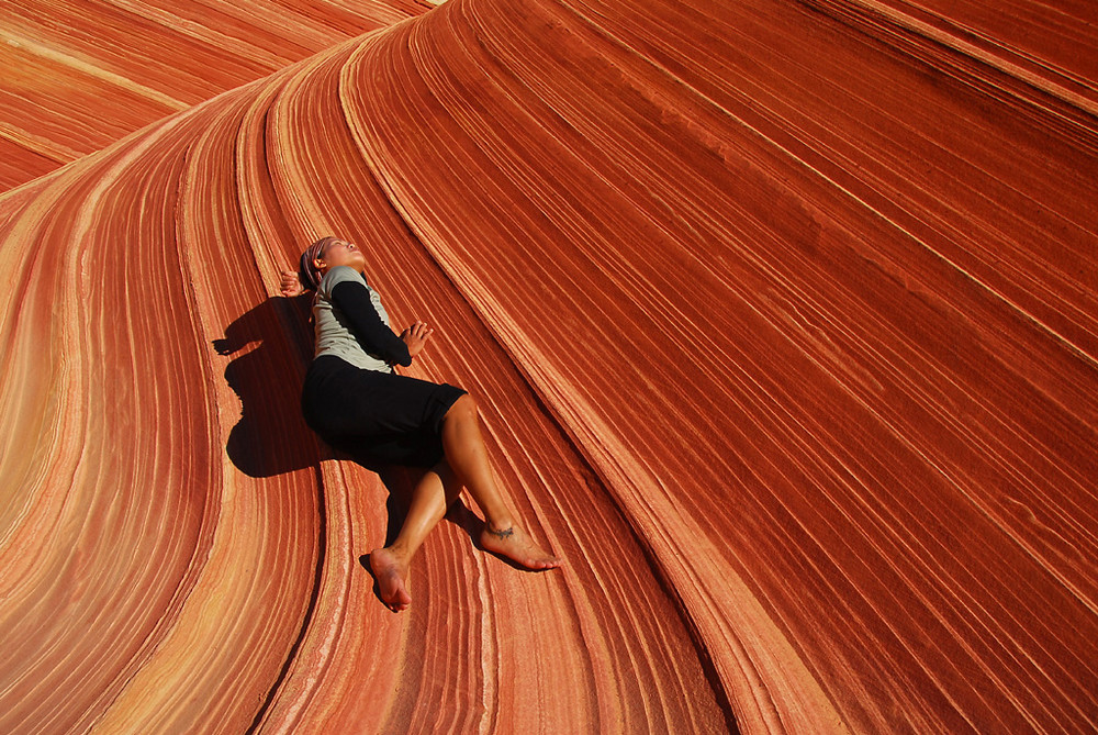 In der Wave, Coyote Buttes, Utah, USA