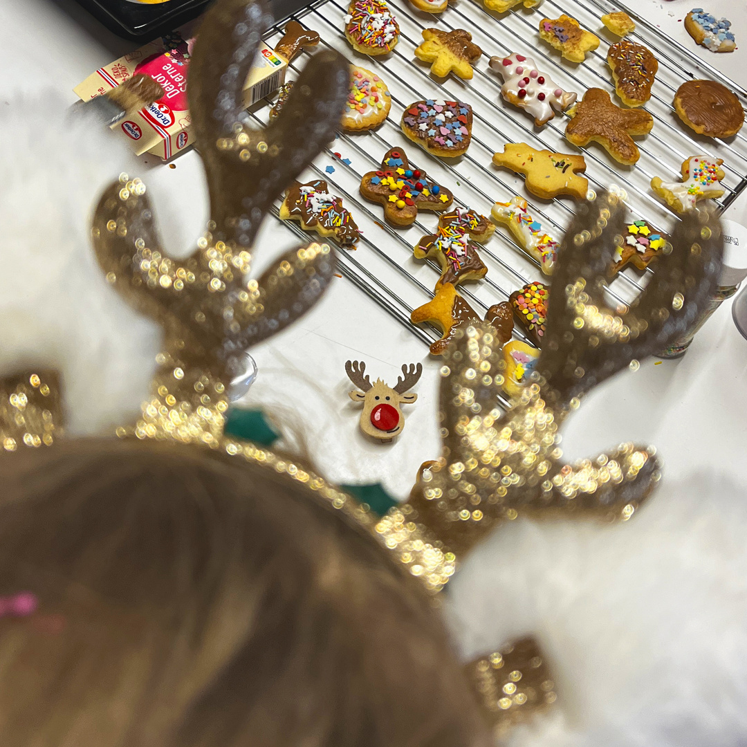 in der Weihnachtsbäckerei...