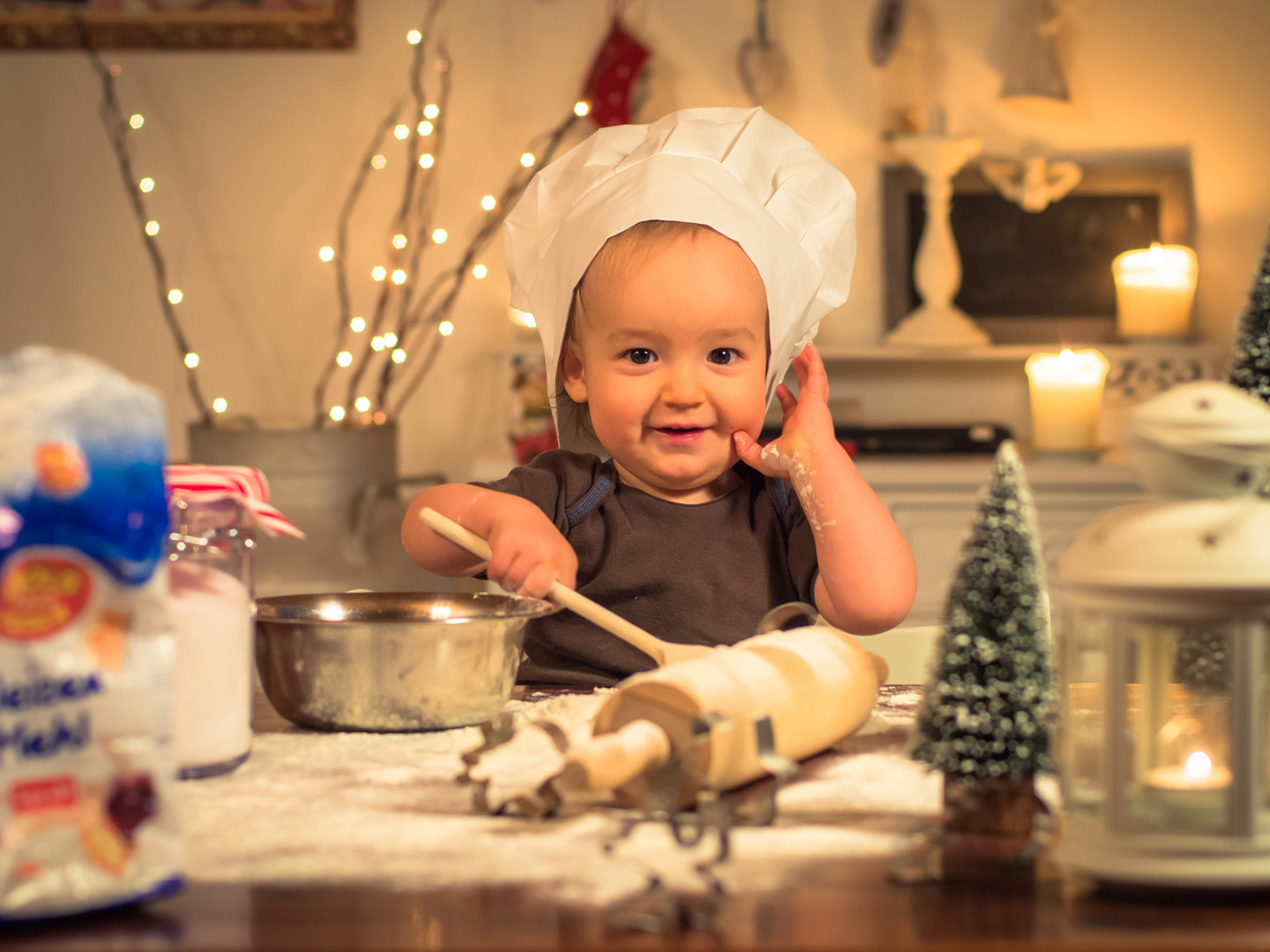 In der Weihnachtsbäckerei