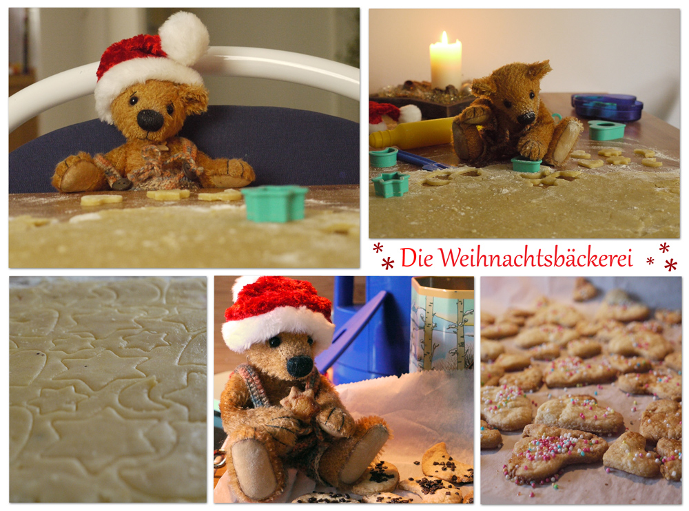 In der Weihnachtsbäckerei...