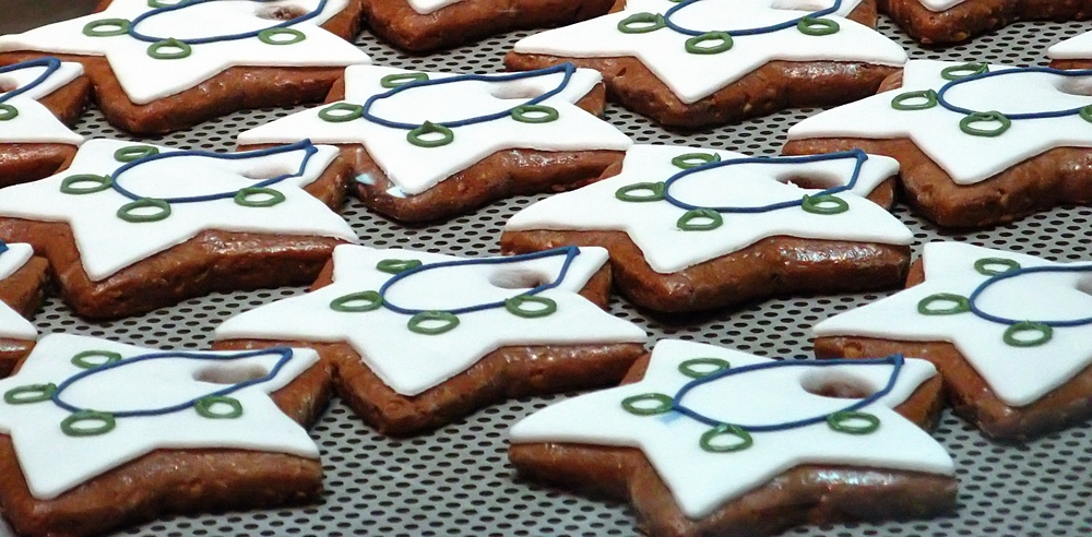 In der Weihnachtsbäckerei ...