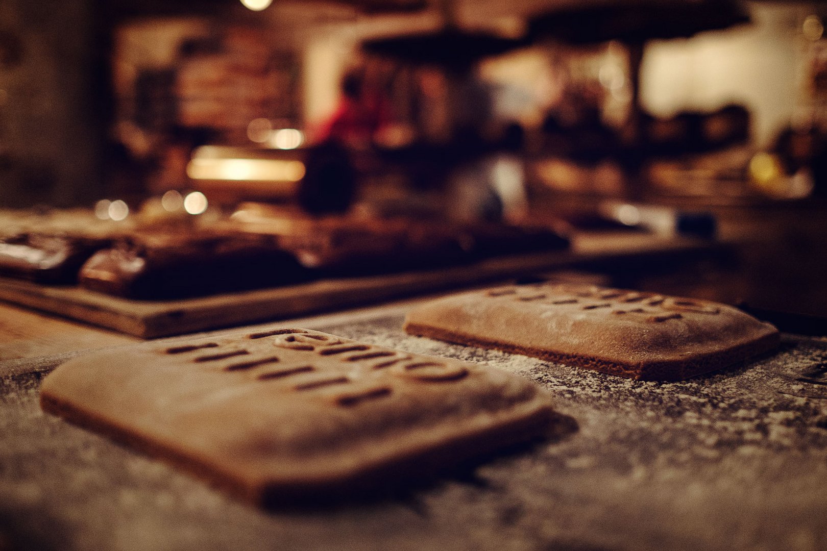 In der Weihnachtsbäckerei